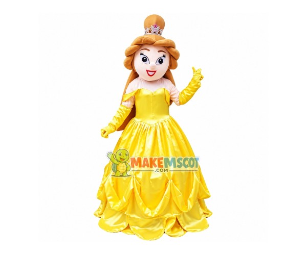 The Kind Brave Princess Belle Mascot Costume