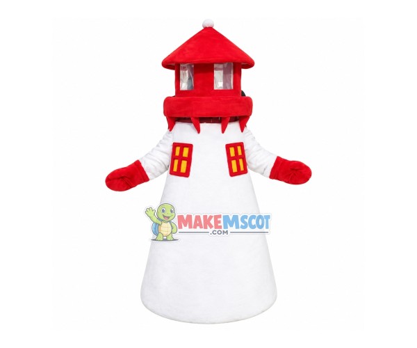 Tower With Windows Mascot Costume Tower With Windows Mascot Costume