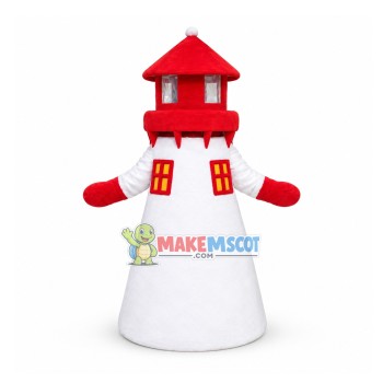 Tower With Windows Mascot Costume