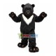 Black Bear Long Wool Mascot Costume Black Bear Long Wool Mascot Costume