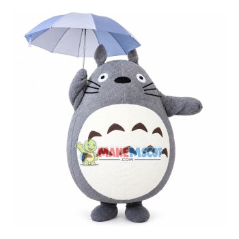 Chinchilla With Umbrella Mascot Costume Chinchilla With Umbrella Mascot Costume