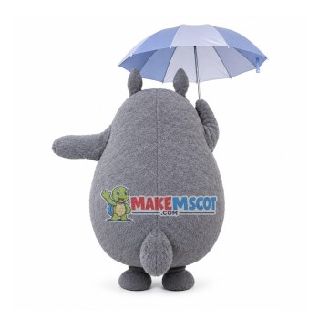 Chinchilla With Umbrella Mascot Costume