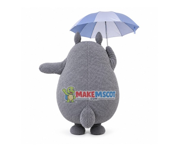 Chinchilla With Umbrella Mascot Costume Chinchilla With Umbrella Mascot Costume