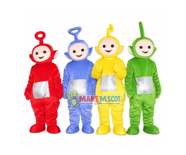 Colored Teletubbies Doll Mascot Costume Colored Teletubbies Doll Mascot Costume