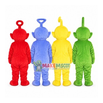 Colored Teletubbies Doll Mascot Costume Colored Teletubbies Doll Mascot Costume
