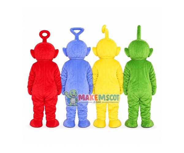 Colored Teletubbies Doll Mascot Costume Colored Teletubbies Doll Mascot Costume
