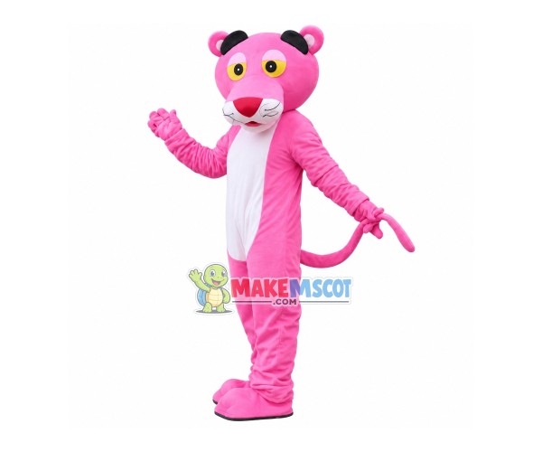 The Naive Pink Panther Mascot Costume The Naive Pink Panther Mascot Costume