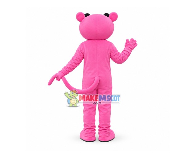 The Naive Pink Panther Mascot Costume The Naive Pink Panther Mascot Costume