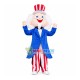 Gray-haired Old Magician Grandpa Mascot Costume Gray-haired Old Magician Grandpa Mascot Costume