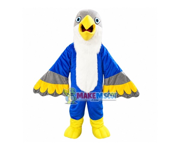 Depressed Blue Bird Mascot Costume Depressed Blue Bird Mascot Costume