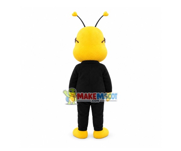 Mr Ant With Glasses Mascot Costume Mr Ant With Glasses Mascot Costume