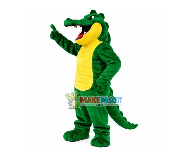 Big Belly Crocodile Mascot Costume