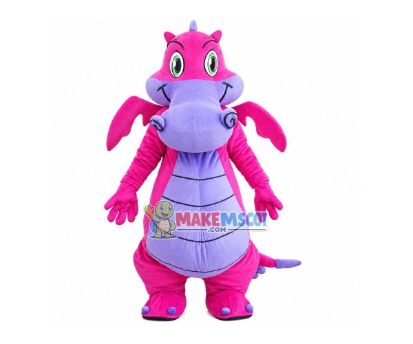 Huge Power Dragon With Wings Mascot Costume Huge Power Dragon With Wings Mascot Costume
