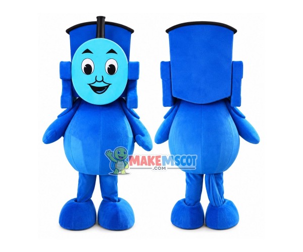 Thomas Locomotive Cartoon Mascot Costume Thomas Locomotive Cartoon Mascot Costume