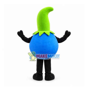 Thick Stem Blueberry Mascot Costume Thick Stem Blueberry Mascot Costume