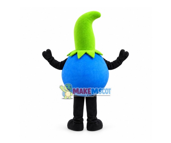 Thick Stem Blueberry Mascot Costume Thick Stem Blueberry Mascot Costume