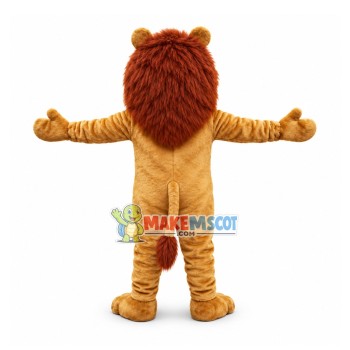 Amicable Adult Lion Mascot Costume Amicable Adult Lion Mascot Costume
