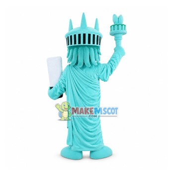 Statue Of Liberty Mascot Adult Costume Statue Of Liberty Mascot Adult Costume