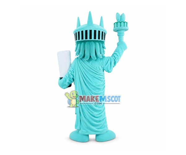 Statue Of Liberty Mascot Adult Costume Statue Of Liberty Mascot Adult Costume