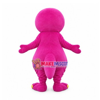 Barney & Friends Barney Dinosaur Mascot Costume Barney & Friends Barney Dinosaur Mascot Costume