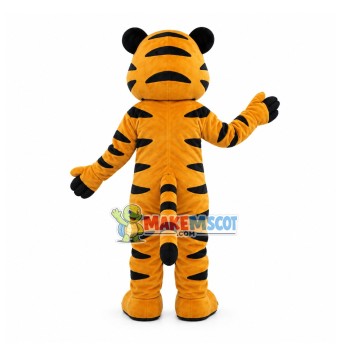 Gentle Young Tiger Mascot Costume Gentle Young Tiger Mascot Costume