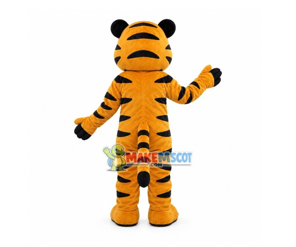 Gentle Young Tiger Mascot Costume Gentle Young Tiger Mascot Costume