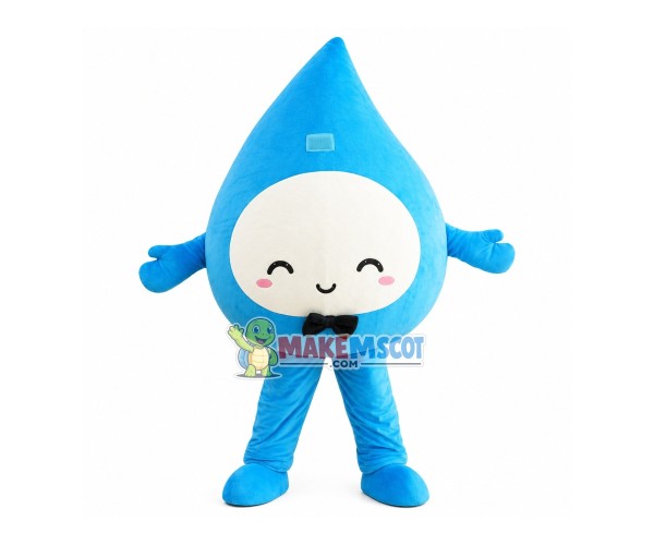 Big Water Drop Cartoon Mascot Costume Big Water Drop Cartoon Mascot Costume