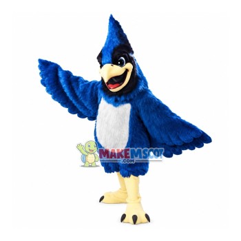 Dark Blue Eagle Mascot Costume Dark Blue Eagle Mascot Costume