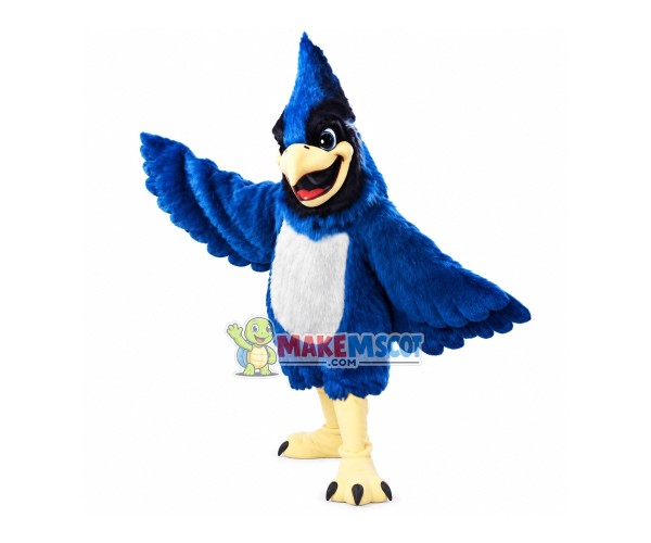 Dark Blue Eagle Mascot Costume Dark Blue Eagle Mascot Costume