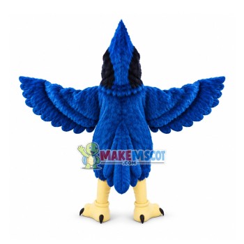 Dark Blue Eagle Mascot Costume Dark Blue Eagle Mascot Costume