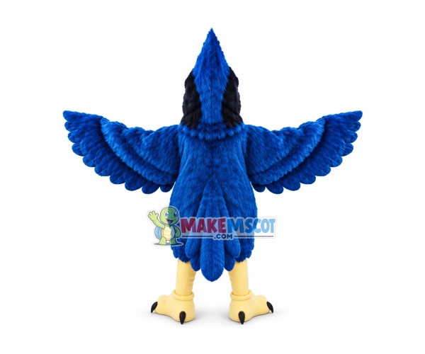 Dark Blue Eagle Mascot Costume Dark Blue Eagle Mascot Costume