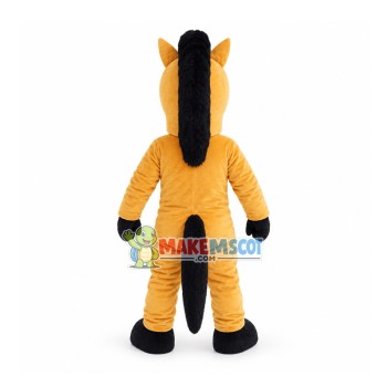 Rolling Eyes Brown Horse Mascot Costume Rolling Eyes Brown Horse Mascot Costume
