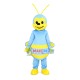 Light Blue Lifesome Bee Mascot Costume Light Blue Lifesome Bee Mascot Costume