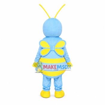 Light Blue Lifesome Bee Mascot Costume