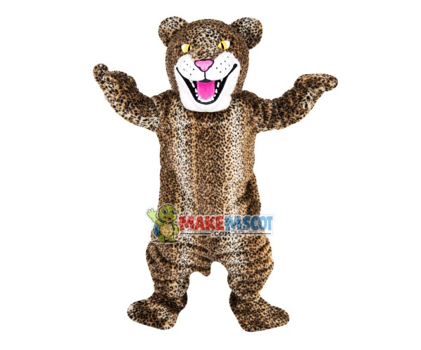 Sturdy Strong Leopard Mascot Adult Costume Sturdy Strong Leopard Mascot Adult Costume