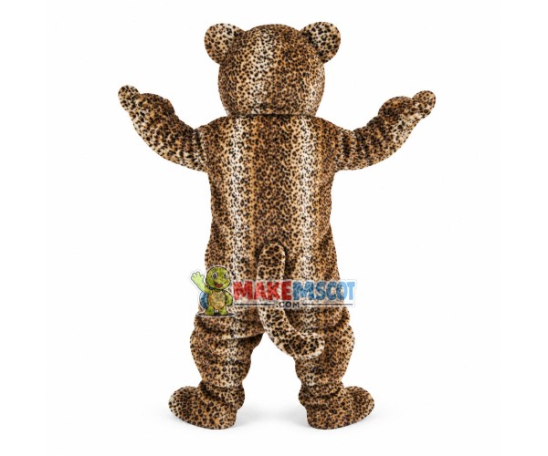 Sturdy Strong Leopard Mascot Adult Costume
