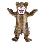 Sturdy Strong Leopard Mascot Adult Costume
