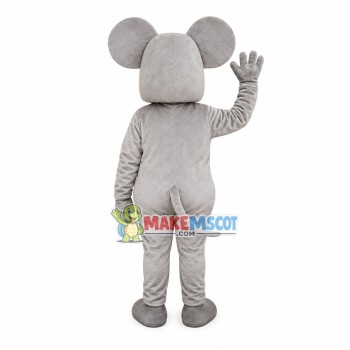 Friendly Gray Mouse Mascot Costume for Adult Friendly Gray Mouse Mascot Costume for Adult