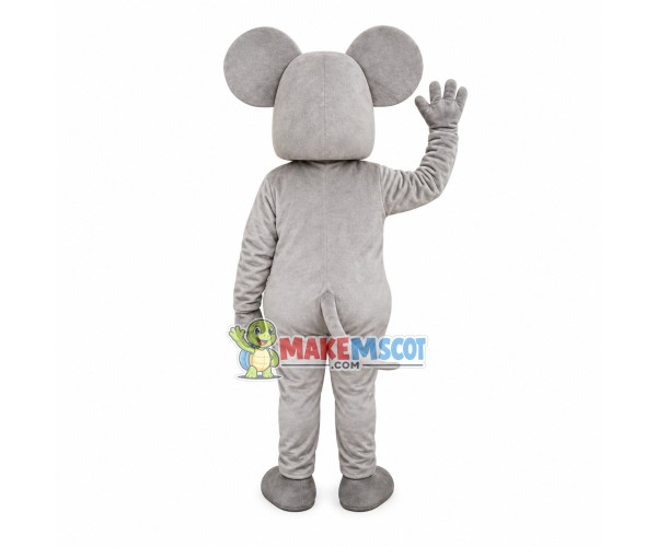 Friendly Gray Mouse Mascot Costume for Adult Friendly Gray Mouse Mascot Costume for Adult