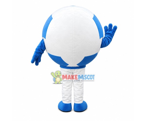 Blue Football Adult Size Mascot Costume Blue Football Adult Size Mascot Costume