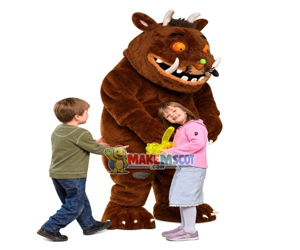 Huge Monster With Long Fangs Mascot Costume Huge Monster With Long Fangs Mascot Costume