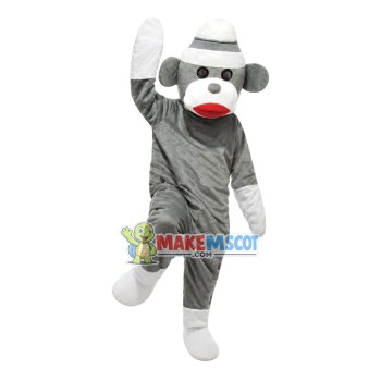 Funny Red Lips Monkey Mascot Costume Funny Red Lips Monkey Mascot Costume