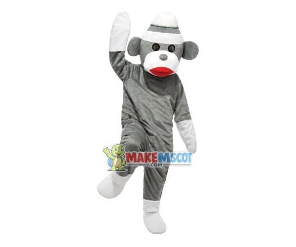 Funny Red Lips Monkey Mascot Costume Funny Red Lips Monkey Mascot Costume