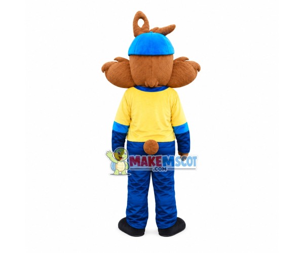 Glad Long Face Chipmunk Mascot Costume