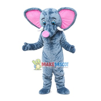 Big Ears Elephant Mascot Adult Costume