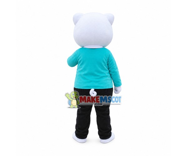 Exercising Daddy Pig Mascot Costume Exercising Daddy Pig Mascot Costume