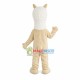 Standing Soft Alpaca Mascot Costume