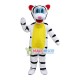 Nice White Tiger Cartoon Mascot Costume Nice White Tiger Cartoon Mascot Costume
