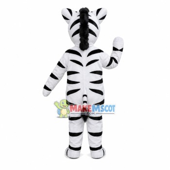 Nice White Tiger Cartoon Mascot Costume Nice White Tiger Cartoon Mascot Costume