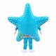 Shiny Blue Starfish Mascot Costume Shiny Blue Starfish Mascot Costume